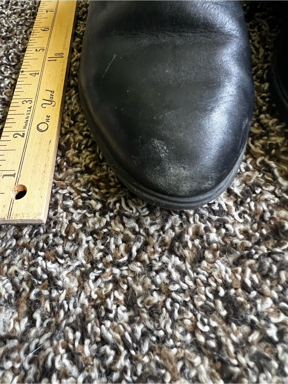 Ralph Lauren Black Leather Pointed Ankle Booties - Picture 3 of 8